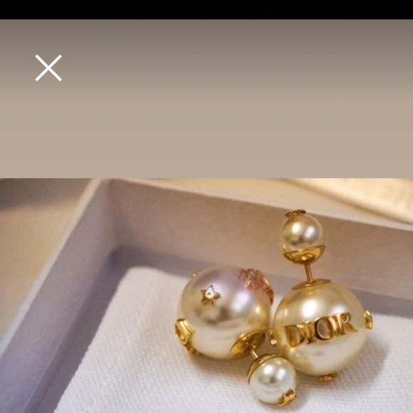 Dior Tribales Pearl Earrings With Box - Picture 9 of 15